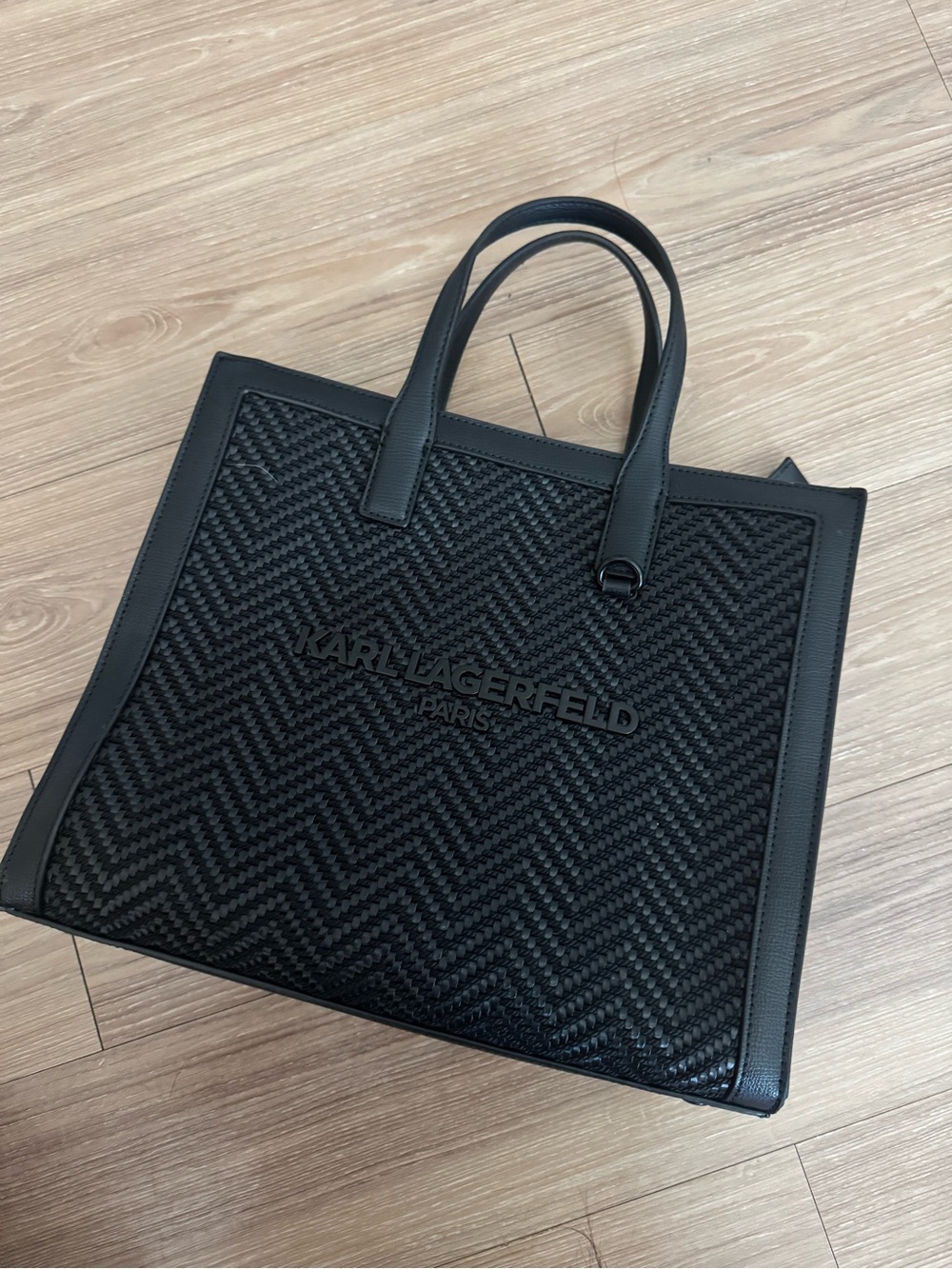 Karl Lagerfeld Paris Black Tote Bag